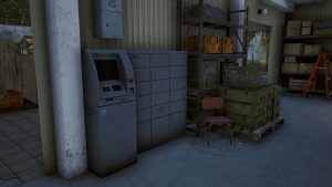 deadside pinautomaat (ATM) in vrije zone